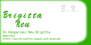 brigitta neu business card